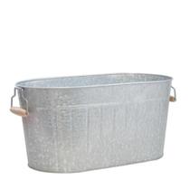 Balde de Gelo Em Aço Galvanizado Bash Para Cervejas e Bebidas Members Mark