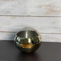 Balde de Gelo em Aço Inox c/Alça Dourado 2L