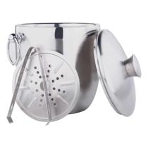 Balde de Gelo em Aço Inox com Pegador Design Moderno e Funcional Balde de Gelo em Aço Inox com Pegador Design Moderno e Funcional