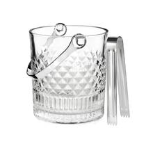 Balde de Gelo Esplanada Cristal com Pinça 1l