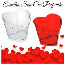 Balde De Gelo Formato Coração Em Acrílico Decoração Festa Resistente 5 Litros Balde De Gelo Formato Coração Em Acrílico Decoração Festa Resistente 5 Litros