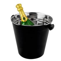 Balde De Gelo Inox 1,25L Térmico Champanheira Conserva Garrafas Bebidas