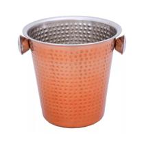 Balde De Gelo Inox Bronze Martelado 4,5l Bebidas Mimo Style