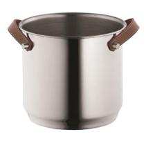 Balde De Gelo Inox Champanheira Com Alças De Couro 4,5 Litros Bar Festa Garrafas Geladas Alto Padrão Qualidade Forma Inox Balde De Gelo Inox Champanheira Com Alças De Couro 4,5 Litros Bar Festa Garrafas Geladas Alto Padrão Qualidade Forma Inox