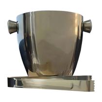 Balde de Gelo Inox com Pega Gelo MR1129 - Mori