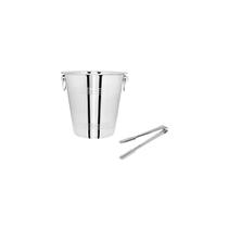 Balde de Gelo Inox com Pegador Drinks Bar Bartender 4,5L Balde de Gelo Inox com Pegador Drinks Bar Bartender 4,5L