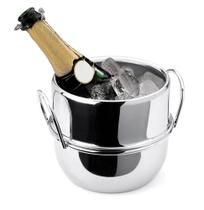 Balde De Gelo Inox Para Garrafas Champanheira 4 Litros Com Alças Espumante Champagne Drinks Bebidas Bar Festa Evento Casa Cozinha Balde De Gelo Inox Para Garrafas Champanheira 4 Litros Com Alças Espumante Champagne Drinks Bebidas Bar Festa Evento Casa Cozinha
