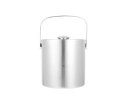 Balde de Gelo Mini Polar Prata com pegador, 3L Balde de Gelo Mini Polar Prata com pegador, 3L