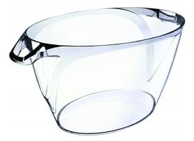 Balde de gelo oval 5l cristal - Elite Balde de gelo oval 5l cristal - Elite