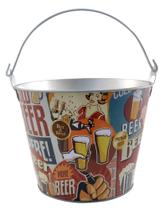 Balde de Gelo para Cerveja Metal 4,8L com Abridor CA12165 Casita Sortido