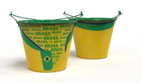 Balde De Gelo Para Cerveja Redondo Brasil Copa Do Mundo