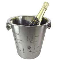 Balde de gelo para vinho de inox 21cm