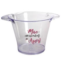 Balde De Gelo Personalizado Para Dia Das Mães - Ascendente Balde De Gelo Personalizado Para Dia Das Mães - Ascendente