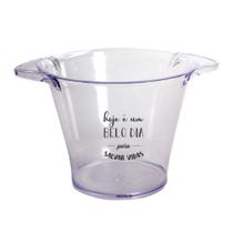Balde De Gelo Personalizado Salvar Vidas - Krystalon