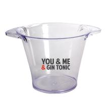 Balde De Gelo Personalizado You&Me And Gin Tonic