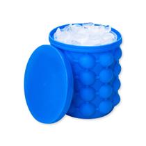 Balde de Gelo Silicone Térmico Capacidade 120 Cubos de Gelo