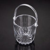 Balde De Gelo Vidro Personalizado Alça Pegador Plást 13 X 12 Balde De Gelo Vidro Personalizado Alça Pegador Plást 13 X 12