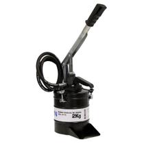 Balde de Graxa em Aço com Revestimento PVC 2kg - Cor Preta