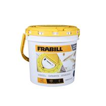 Balde de isca FRABILL 4825 isolado com aerador 5L branco/amarelo