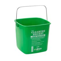 Balde de limpeza Winco Medium Green para cozinhas comerciais Balde de limpeza Winco Medium Green para cozinhas comerciais
