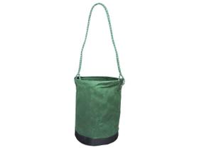 Balde De Lona com Fundo De Couro Para Armazenamento de Ferramentas e Pesca Balde De Lona com Fundo De Couro Para Armazenamento de Ferramentas e Pesca