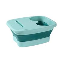 Balde De Massagem Dobrável Para Banho De Pés, Bacia Portátil Para Spa, Pedicure Doméstica, Itens