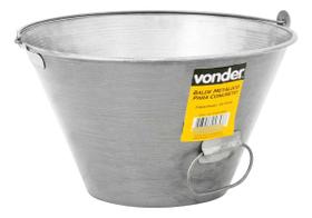 Balde de Metal 10l para Pedreiro Aço Vonder