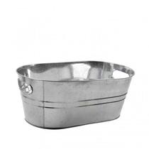 Balde de Metal Galvanizado Retangular para Cerveja 7,6 Litros Balde de Metal Galvanizado Retangular para Cerveja 7,6 Litros