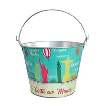 Balde de metal para cerveja beer churrasco 4.8 litros