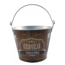 Balde de metal para cerveja tradicional 4.8 litros Balde de metal para cerveja tradicional 4.8 litros