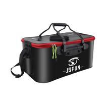 Balde De Pesca Portátil Dobrável Em EVA, Tanque De Peixes Vivo Espesso, Sem Bomba De Oxigênio,