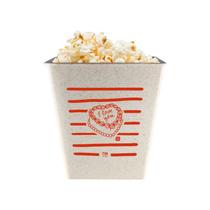 Balde de Pipoca 2,6L Green Palha Colecao AMOR I Love You