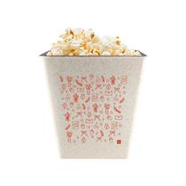 Balde de Pipoca 2,6L Green Palha Colecao AMOR Romance