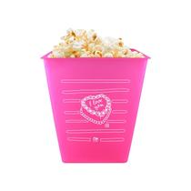 Balde de Pipoca 2,6L Rosa Neon Colecao AMOR I Love You