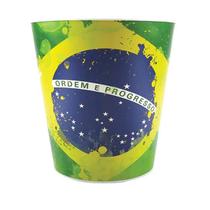 Balde de Pipoca Brasil 3 Litros Plástico Para Copa do Mundo