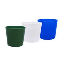 balde de pipoca colorido