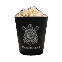 Balde de pipoca corinthians oficial 3l 3 litros 300ml preto Balde de pipoca corinthians oficial 3l 3 litros 300ml preto