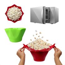 Balde De Pipoca Para Microondas Pipoqueira Dobravel