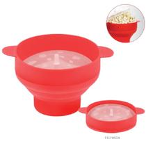 Balde de Pipoca Pipoqueira Silicone para Microondas Dobrável FRATELLI Balde de Pipoca Pipoqueira Silicone para Microondas Dobrável FRATELLI