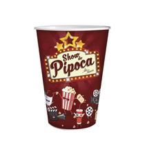 Balde De Pipoca Plástico 18 Cm Cinema Filme Família Amigos
