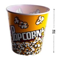 Balde de Pipoca Plástico 3l Popcorn - 47932 - atk