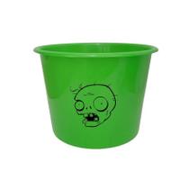 Balde de Pipoca Verde Personalizado - Silhueta Zumbi - 1 unidade - Rizzo