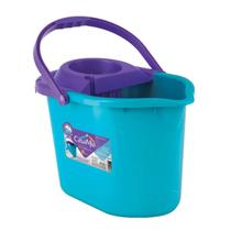 Balde De Plástico 16 Litros C/ Escorredor Acoplado CasaMia Balde De Plástico 16 Litros C/ Escorredor Acoplado CasaMia