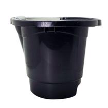Balde de Plástico Acqua Line 8 Litros com Alça Preto Balde de Plástico Acqua Line 8 Litros com Alça Preto