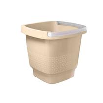 Balde De Plástico Lavanderia 8,5Lts Com Alça Reforçada Resistente UZ Várias Cores