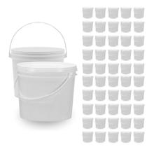 Balde De Plastico Para Conserva 50 Pçs Balde De Plastico Para Conserva 50 Pçs