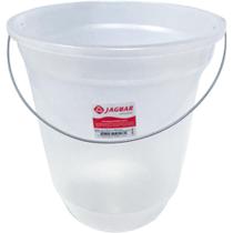 Balde de Plástico Reforçado Translúcido 18 Litros Jaguar