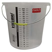 Balde de Polipropileno 20l Graduado - Vilubri