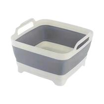 Balde De Silicone Colapsável De Grande Capacidade Com Tampa De Drenagem, Bacia Portátil Para Balde De Silicone Colapsável De Grande Capacidade Com Tampa De Drenagem, Bacia Portátil Para