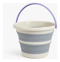 Balde de Silicone Dobrável 5L Retrátil Flexível